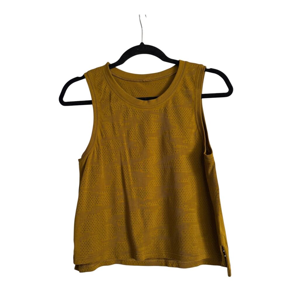 Lululemon Train to Be Tank Dot Camo Burnt Caramel Size 6 - Picture 5 of 7